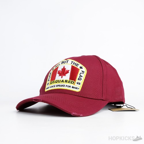Dsquared2 Canadian Flag Red Baseball Cap